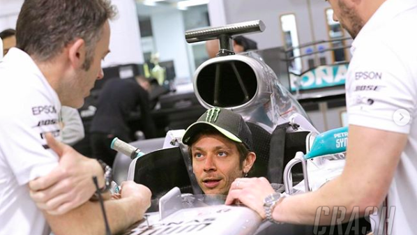 Rossi seat fitting F1